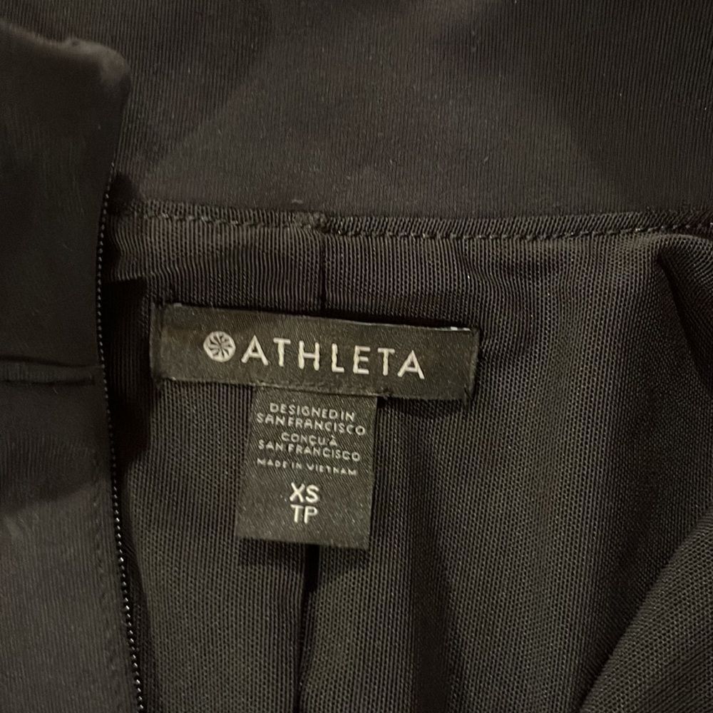 NWOT Athleta Delancey Black Dress size XS - Picture 6 of 7